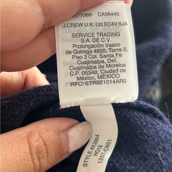 J. Crew 100% Lamb Wool Fairisle Nordic Scandinavian Crewneck Sweater size medium - Picture 14 of 14